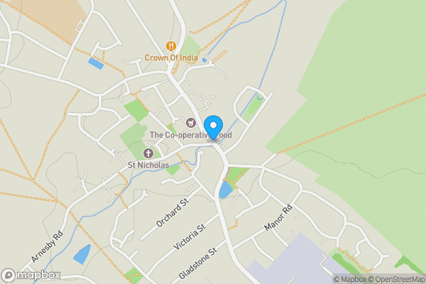 Map location for Land off High Street, Fleckney, Leicestershire LE8 8AJ