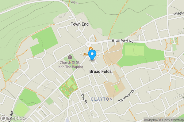 Map location for 37, Green End Clayton, Bradford, BD14 6BA
