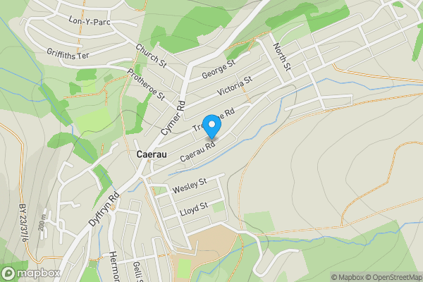Map location for 34 Caerau Road, Maesteg, CF340PB
