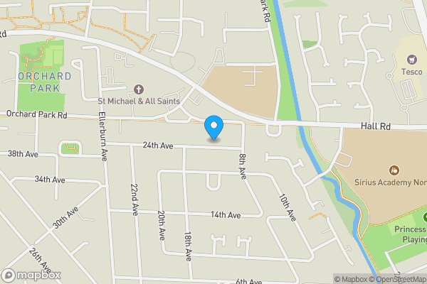 Map location for 79 Twenty Fourth Avenue, Hull, East Yorkshire, HU6 9LX