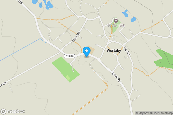 Map location for 33 Low Road, Worlaby, Brigg, Lincolnshire DN20 0NA