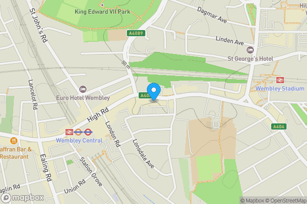 Map location for 383, London, England, HA9 6AA
