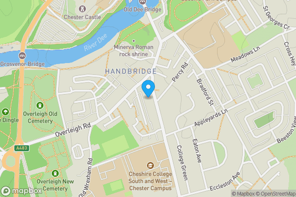 Handbridge Map Kings Guest House, 14 Eaton Road, Handbridge, Chester, Cheshire, CH4 7EN