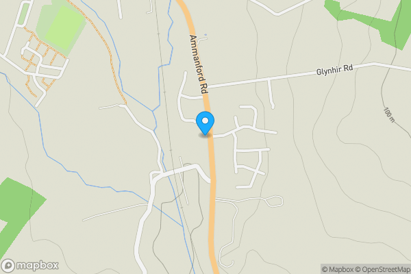 Map location for 211 Ammanford Road, Llandybie, Ammanford, Dyfed, SA18 2SU