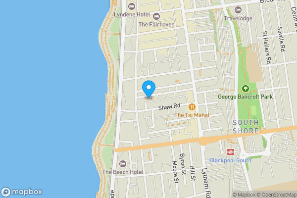 Map location for 13 Haig Road, Blackpool, Lancashire, FY1 6BZ