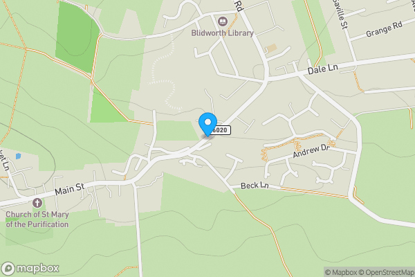 Map location for Main Street, MANSFIELD, Nottinghamshire, NG21 0PX