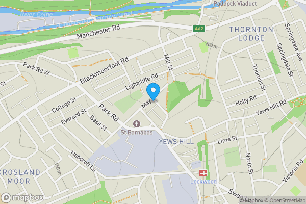 Map location for 30 May Street, Huddersfield, West Yorkshire, HD4 5DG