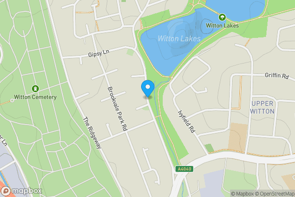 Map location for Gipsy Lane, Birmingham, West Midlands, B23 7SR