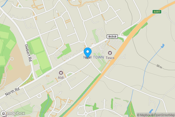 Map location for Anghorfa, Cardigan, SA43 1NP