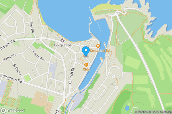 Map location for Ella’s Cottage, Chapel Street, Eyemouth, Scottish Borders, TD14 5DF