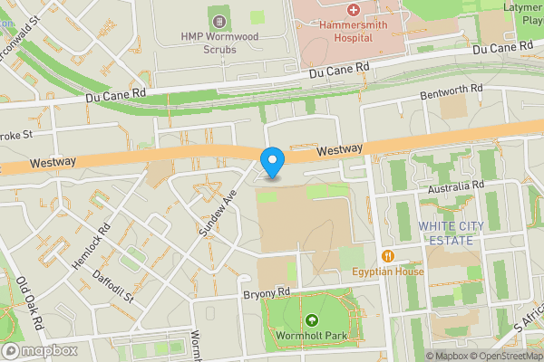 Map location for Flat 12 Hayter House, Sundew Avenue, Shepherds Bush, London, W12 0RW