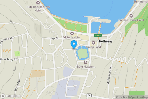 Map location for 9-10 King Street, Rothesay, Isle of Bute PA20 0DD