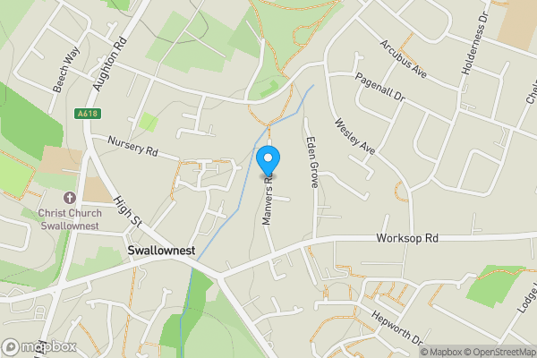Map location for Manvers Road, Sheffield, South Yorkshire, S26 4UB
