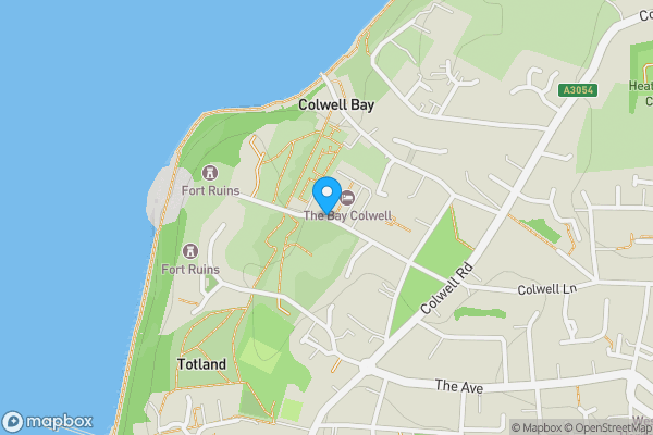 Map location for Fort Warden Road, Totland Bay, Isle of Wight, PO39 0DA