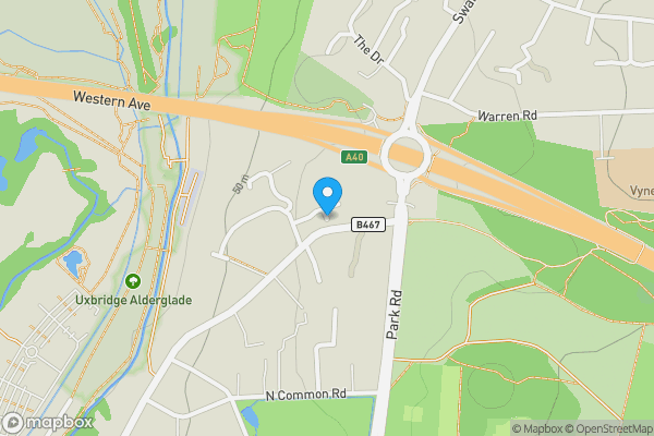 Map location for 12 Salt Hill Close, Uxbridge, Middlesex, UB8 1PZ