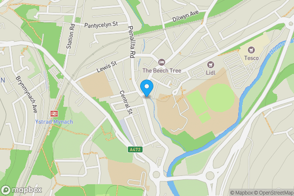 Map location for 6 Commercial Street, Ystrad Mynach, Hengoed CF82 7DX