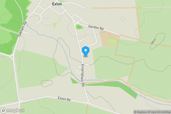 Map location for 29 Empingham Road, Exton, Oakham, Rutland LE15 8AW