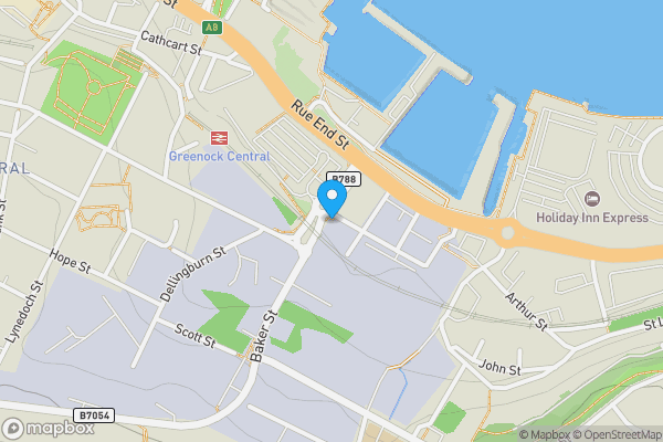 Map location for 2 Carnock Street Carnock Bar, Greenock, PA15 1HB