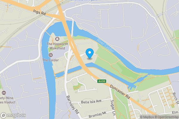 Map location for 81 Chantry Waters, Waterside Way, Wakefield, West Yorkshire WF1 5ED