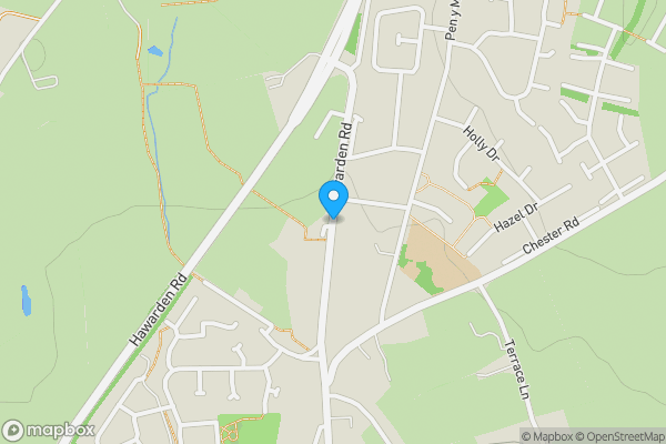 Map location for Hawarden Road, Chester, Cheshire, CH4 0JE