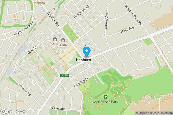 Map location for The Alexandra Guest House, 6 Victoria Road East, Hebburn, Tyne And Wear, NE31 1XQ
