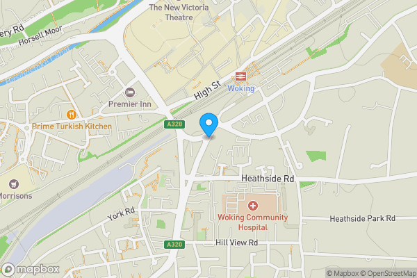 Map location for Station Approach, Woking, Surrey, GU22 7PB