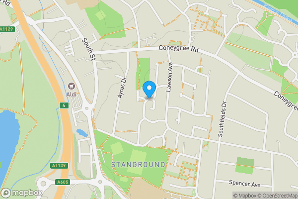 Map location for Denton Road, PETERBOROUGH, Cambridgeshire, PE2 8PD