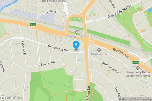 Map location for 271 Brunswick Road, London, W5 1AJ