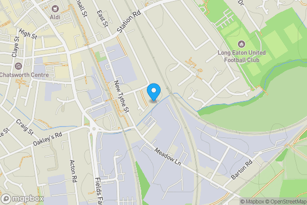 Map location for 60 Chesterfield Avenue, Long Eaton, Nottingham NG10 2DT