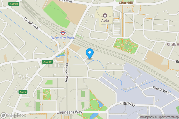 Map location for 6 Danes Court,, Wembley, Middlesex, HA9 0AD