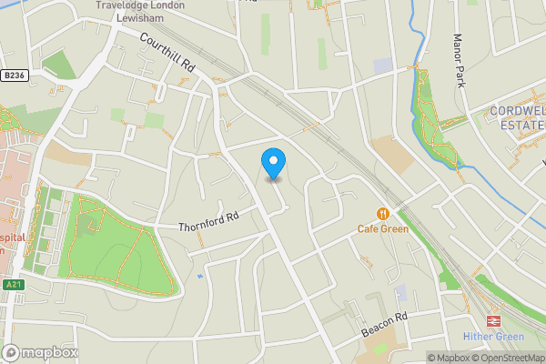 Map location for Flat 25, Tideham House, Merbury Close, London, SE28 0LW