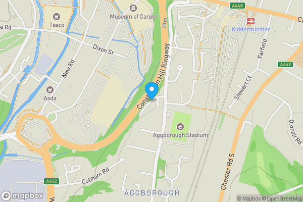 Map location for 9 St. Andrews Green, Kidderminster, Worcestershire, DY10 1NE