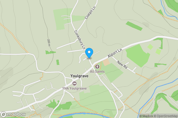 Map location for Church Side, Conksbury Lane, Youlgrave, Derbyshire DE45 1WR