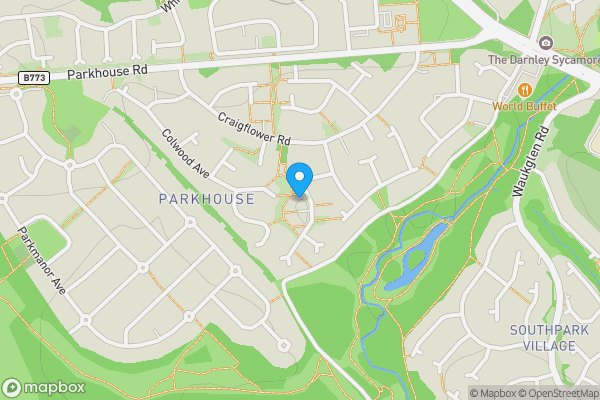 Map location for 3 Plots at Parkhouse, Darnley, Glasgow, G53 7HU
