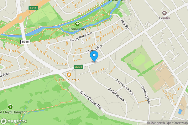 Map location for 50 Crownage Court, Staines Road West, Sunbury-on-Thames, Greater London, TW16 7FG