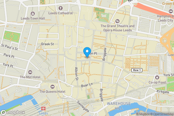 Map location for 14 Commercial Street, Leeds LS1 6AL