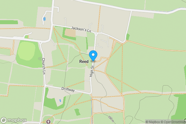 Map location for The Cabinet, High Street, Reed, Royston, Hertfordshire SG8 8AH