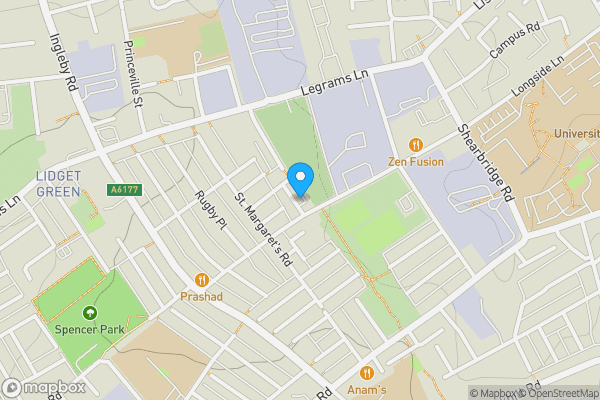 Map location for 57, Cottam Terrace Bradford, BD7 2BN