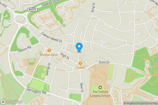 Map location for King Street, Telford, Shropshire, TF4 2AA