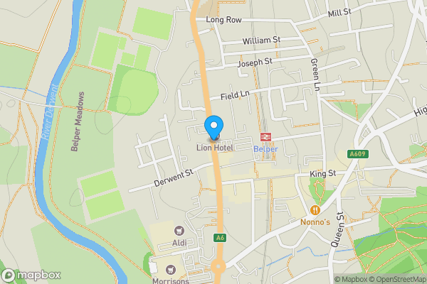 Map location for Bridge Street, BELPER, Derbyshire, DE56 1AY