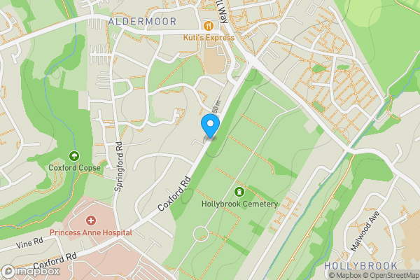 Map location for auction - near hospital, remainder of 999 years.