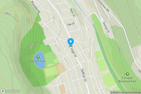 Map location for 36 High Street, Ferndale, CF43 4RH