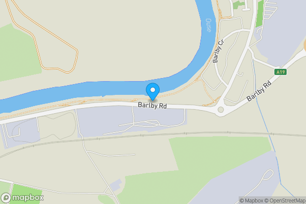 Map location for Woodland South Of A19, Barlby Road, Selby, North Yorkshire, YO8 5AF