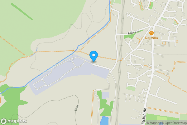 Map location for Land at Mill Lane, Arlesey, Bedfordshire, SG15 6RF