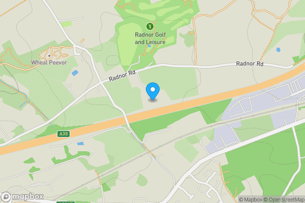 Map location for Land Adjacent Penhalurick Farm, Penhalvean, Redruth, Cornwall, TR16 6TG