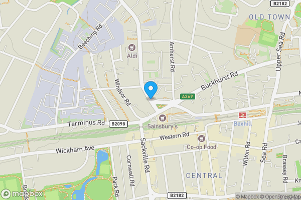 Map location for London Road, Bexhill-on-Sea, East Sussex, TN39 3JR