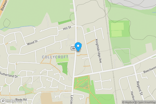 Map location for 65 Nuneaton Road, Bedworth, Warwickshire, CV12 8AP
