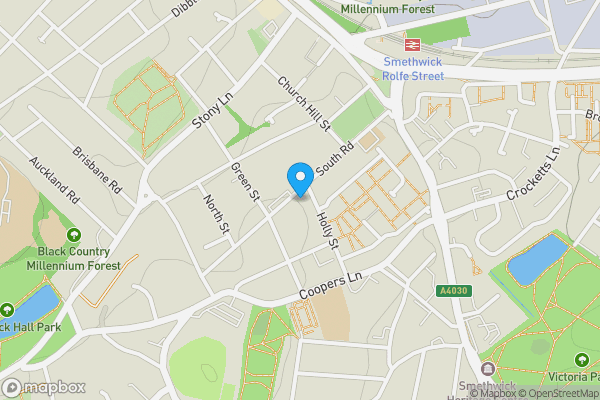 Map location for 10x Garages at Louis Court, South Road, Smethwick, Sandwell, B67 7BT