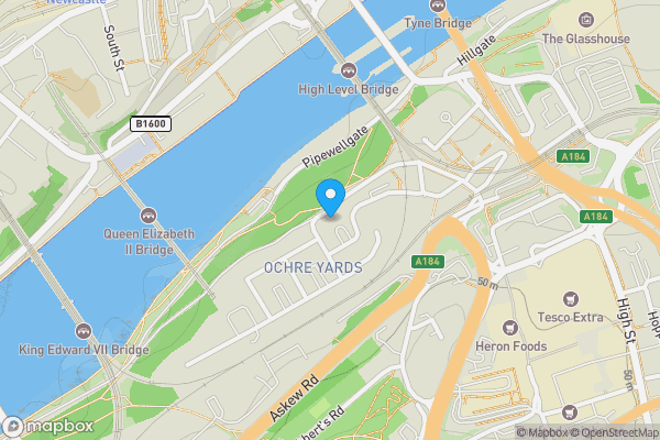 Map location for 36 Fairway Court Fletcher Road, Gateshead, Tyne And Wear, NE8 2AY