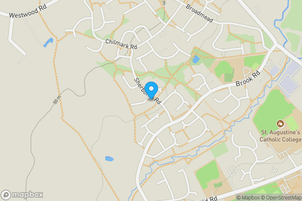 Map location for Land adj. 1-23, Meadway, TROWBRIDGE, Wiltshire, BA14 9TF